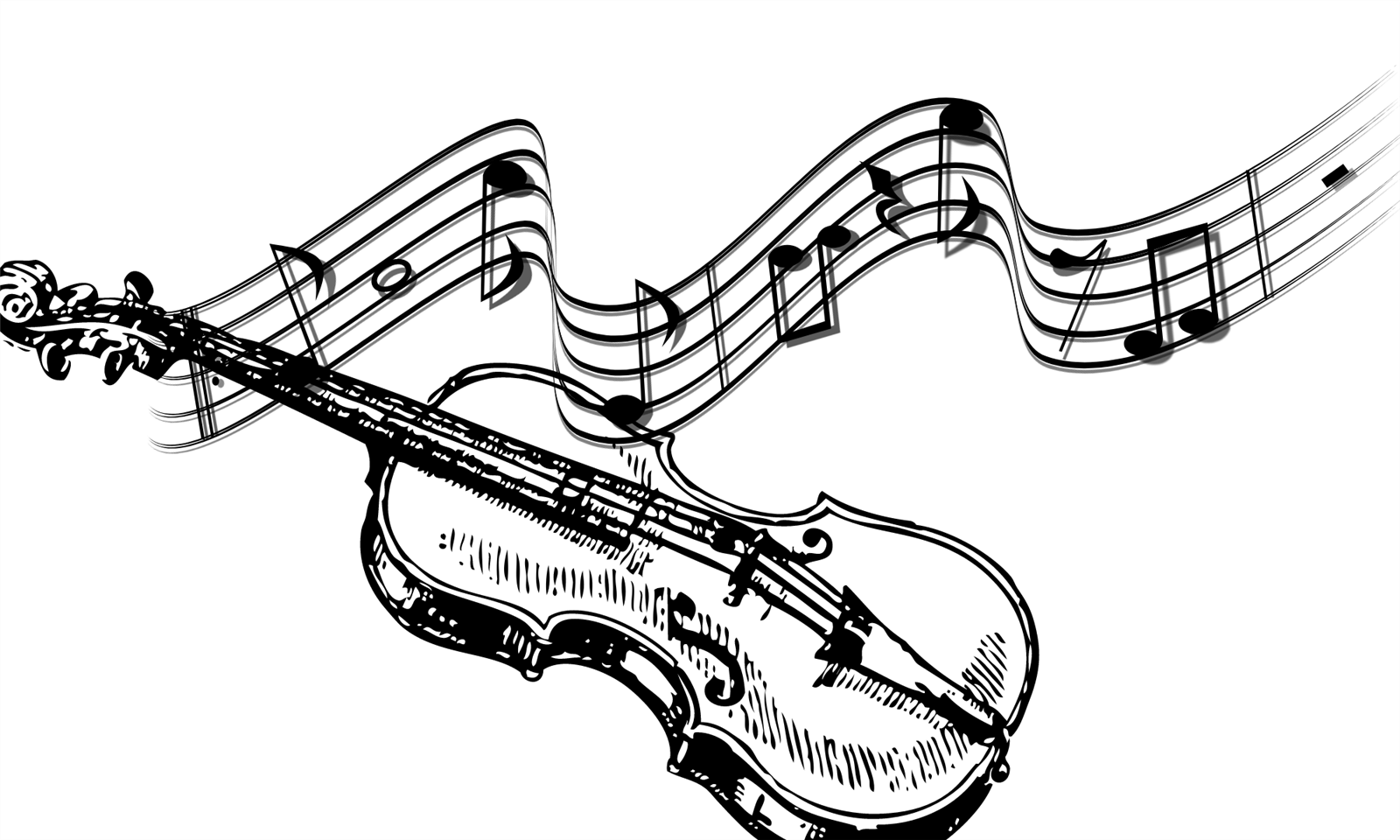 Violin and music